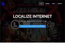 Tablet Screenshot of localizeinternet.com